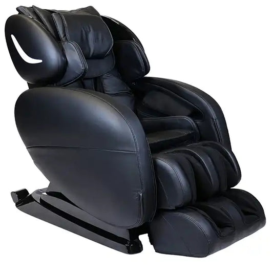 Infinity Smart Chair X3 in black, featuring 3D/4D massage functions and a sleek design for ultimate relaxation.