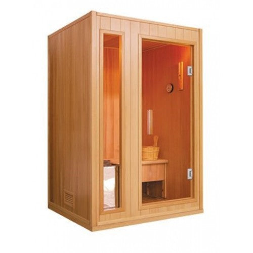SunRay Baldwin 2-Person Canadian Hemlock Traditional Sauna 3.5kW