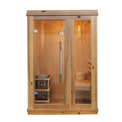 SunRay Aston 1-Person Indoor Traditional Sauna - Canadian Hemlock