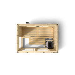 2-person Indoor Sauna | Kohler C1 Indoor Sauna Kit, Scandinavian Spruce