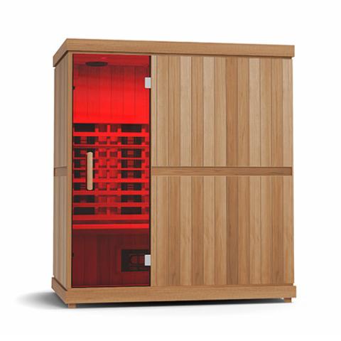 Finnmark FD-3 4-Person Full Spectrum Infrared Sauna - Cedar