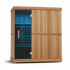Finnmark FD-3 4-Person Full Spectrum Infrared Sauna - Cedar