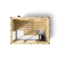 3-person Indoor Sauna | Kohler C1 Indoor Sauna Kit, Scandinavian Spruce