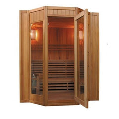 SunRay Tiburon 4-Person Canadian Hemlock Traditional Sauna