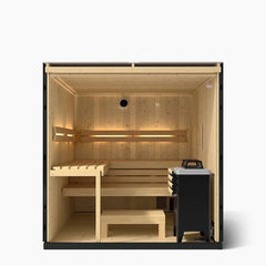 5-person Indoor Sauna | Kohler C1 Indoor Sauna Kit, Graphite Grey