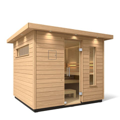 6-Person Outdoor Sauna | Kohler C2 Outdoor Sauna Kit, Douglas Fir