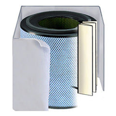 White Austin Air Allergy Machine replacement filter FR400 for air purifiers, designed for allergy relief