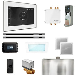 Mr.Steam Bliss Max Linear Steam Shower Package w/ iSteamX Control