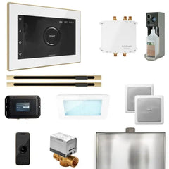 Mr.Steam Bliss Max Linear Steam Shower Package w/ iSteamX Control