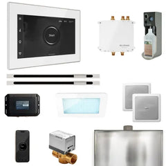 Mr.Steam Bliss Max Linear Steam Shower Package w/ iSteamX Control