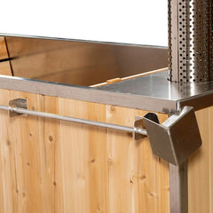 Dundalk Starlight 2 Person Cedar Wood Fired Hot Tub with Heater