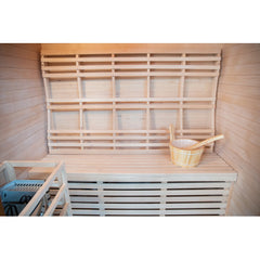 SunRay Waverly 3-Person Traditional Outdoor Sauna with Harvia Heater