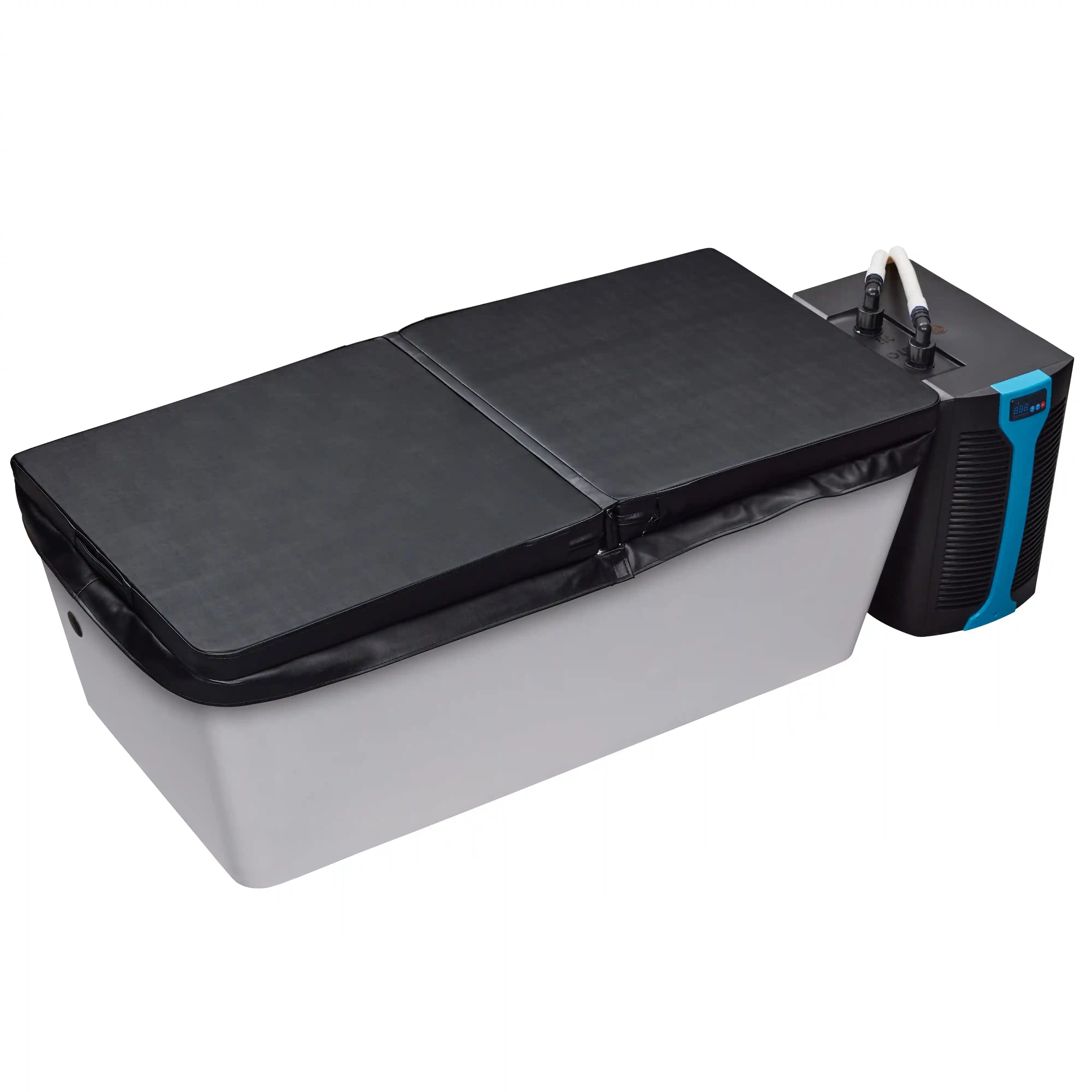 Luxury Spas Cold Plunge Pro XL cold plunge tub with 1.0 HP chiller in sleek design