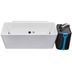Luxury Spas Cold Plunge Pro XL tub with 1.0 HP chiller in sleek design, perfect for wellness and self-care.