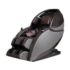 Infinity Evo Max 4D massage chair in black, featuring a sleek design and advanced massage therapies for home relaxation.