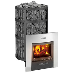 Harvia Legend 240 Duo Wood Burning Sauna Heater Stove & Fireplace Combo