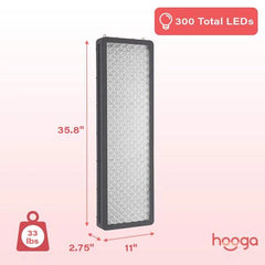 Hooga HG1500 Red Light Therapy Panel, Full Body 660nm and 850nm Device