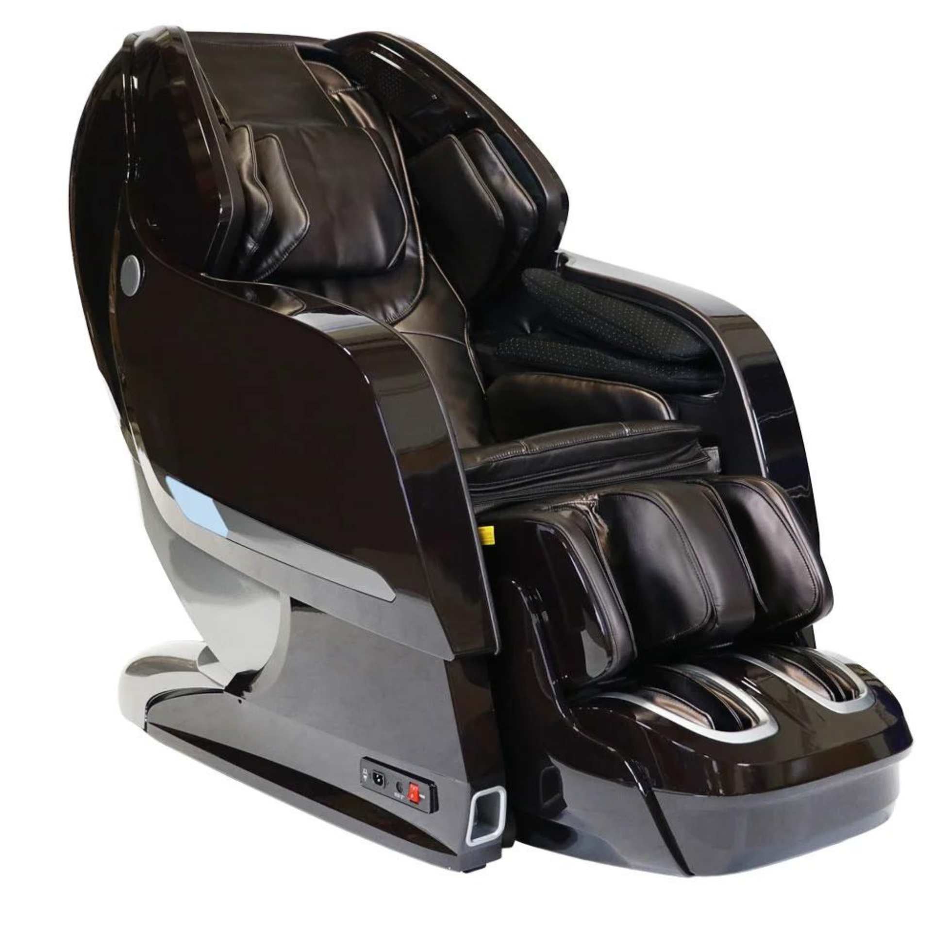Kyota Yosei M868 4D massage chair in black, featuring sleek design and advanced massage technology.