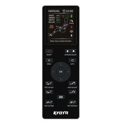 Kyota Yosei M868 4D massage chair in black, featuring ergonomic design and multiple massage modes for ultimate relaxation.