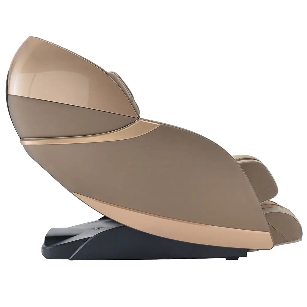 Kyota Kansha M878 4D massage chair in grey/black, featuring ergonomic design and advanced massage technology.