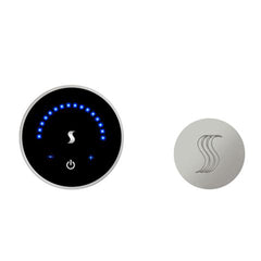 ThermaSol MicroTouch Control (Wall Mount, Round) + Steam Head Kit (Round)
