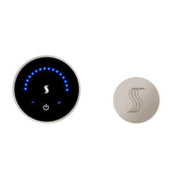 ThermaSol MicroTouch Control (Wall Mount, Round) + Steam Head Kit (Round)