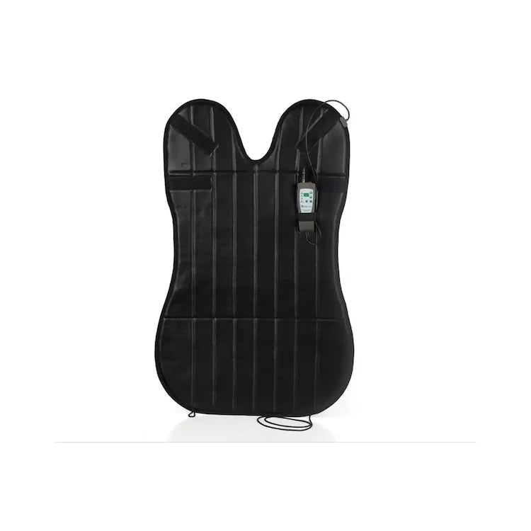 OMI Equine PEMF blanket for horses in navy blue, designed for therapeutic use by Oxford Medical Instruments.