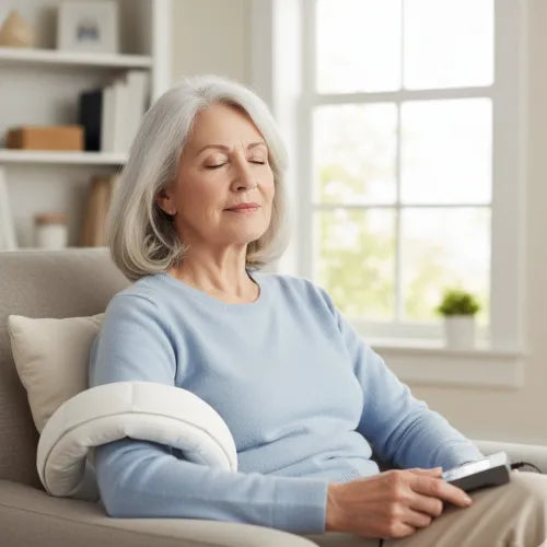 OMI PEMF Ring therapy device with sleek design and adjustable settings for enhanced wellness