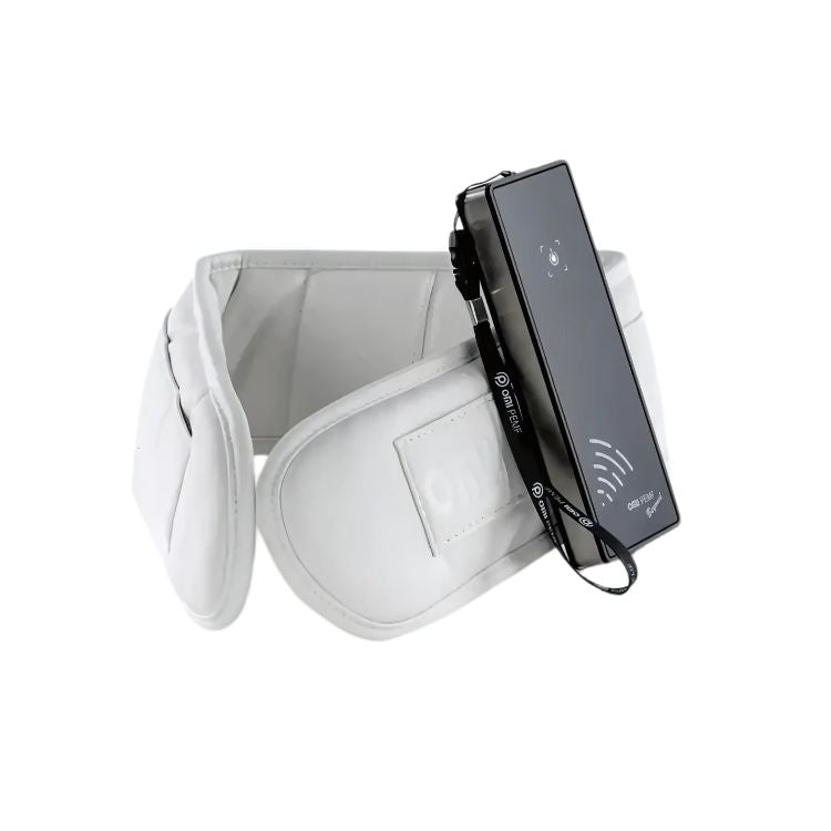OMI PEMF Beyond Powerband in sleek black, designed for portable PEMF therapy by Oxford Medical Instruments