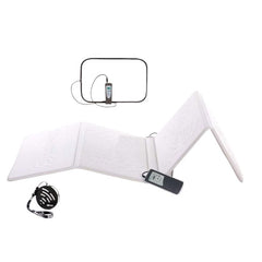 OMI PEMF therapy mat package by Oxford Medical Instruments, featuring a sleek design and portable size.