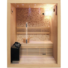 SunRay Westlake 3-Person Hardwood Traditional Sauna 4.5kW