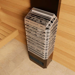 Saunum AIR 7 Stainless Steel Sauna Heater 6.4kW with Climate Equalizer