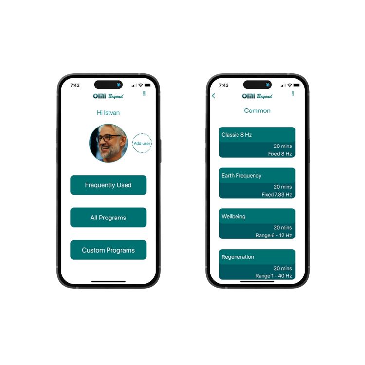 OMI PEMF Beyond Power Package in sleek black with therapy mat and control unit for effective PEMF therapy.