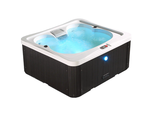 Canadian Spa Granby 4-person hot tub with 15 jets and blackout insulation