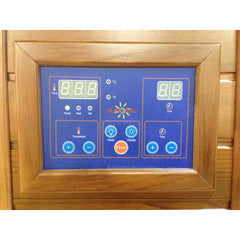 SunRay Bristol Bay 4-Person Corner Cedar Infrared Sauna - Carbon Heaters