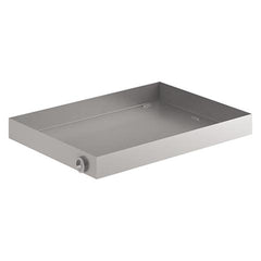 Kohler K-5562-NA gray stainless steel shower drain tray with integrated drain.