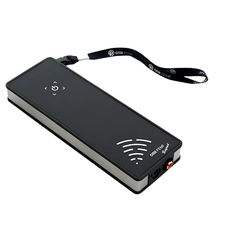 OMI PEMF Beyond full body therapy mat in sleek black design for advanced PEMF treatment