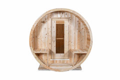 Dundalk 4-Person Barrel Sauna - Canadian White Cedar (CTC2245W)