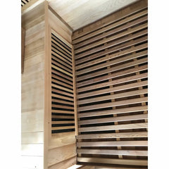 SunRay Roslyn Premium 4-Person Cedar Infrared Sauna - Carbon Heaters