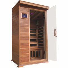 SunRay Sedona 1-Person Cedar Infrared Sauna - Low EMF Carbon Heaters