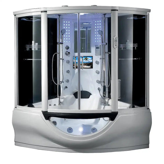 Maya Bath Superior Steam Shower Tub Combo with 5KW Generator
