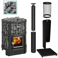 Harvia Legend 150 Wood-Burning Sauna Stove Package 16kW