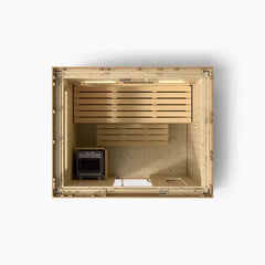 3-Person Outdoor Sauna | Kohler C2 Outdoor Sauna Kit, Douglas Fir