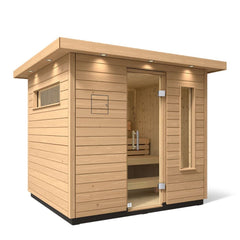 3-Person Outdoor Sauna | Kohler C2 Outdoor Sauna Kit, Douglas Fir