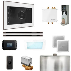 Mr.Steam Bliss Max Linear Steam Shower Package w/ iSteamX Control