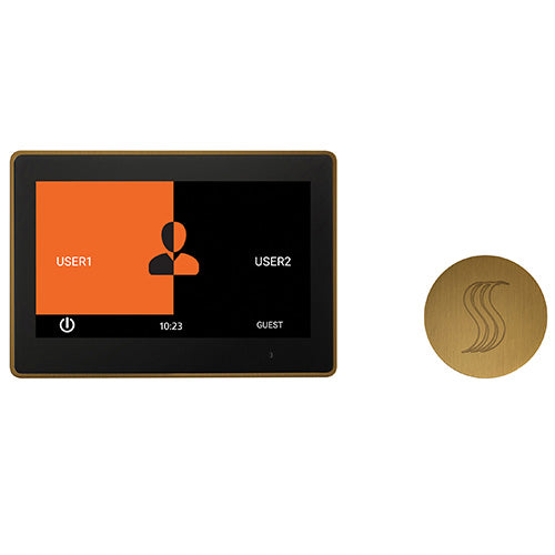 ThermaSol ThermaTouch2 10 Control + Steam Head Kit (Round)