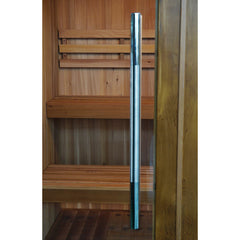 SunRay Charleston 4-Person Canadian Hemlock Traditional Sauna 6kW