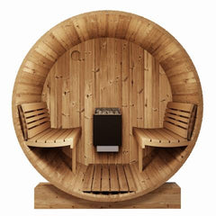 SaunaLife Model E8 6-Person Sauna Barrel