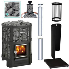 Harvia Legend 150 Wood-Burning Sauna Stove Deluxe Package 16kW