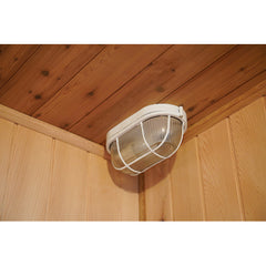 SunRay Charleston 4-Person Canadian Hemlock Traditional Sauna 6kW